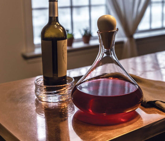 Vintner Wine Decanter with Marble Stopper