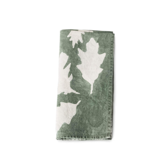 Linen Napkin, 18ʺ — Sage Oak Leaf