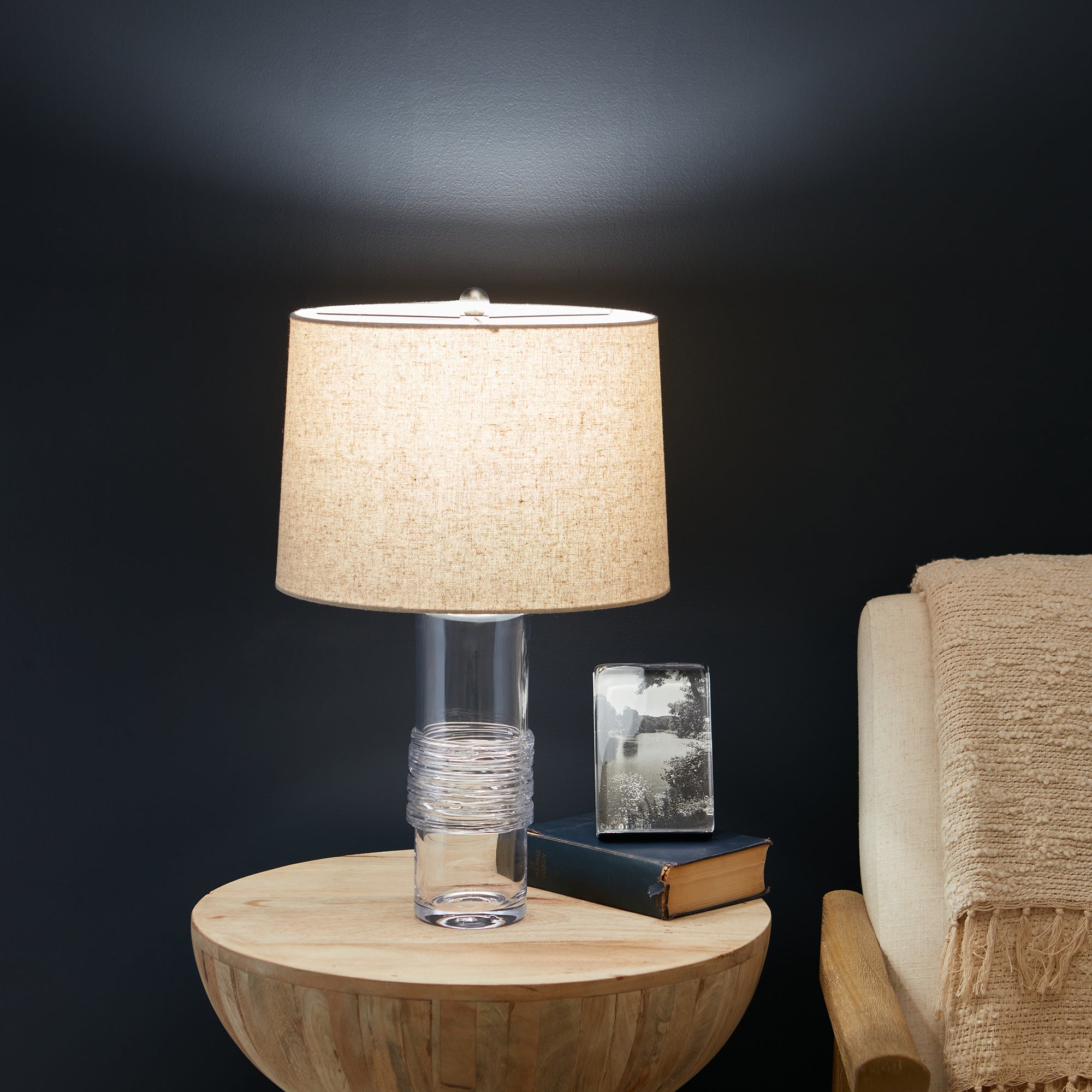 Simon Pearce Echo Lake Gather Lamp - Thumbnail 2