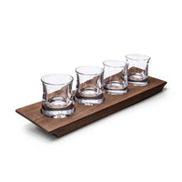 Shoreham Whiskey Set with Walnut Wood Base view 1