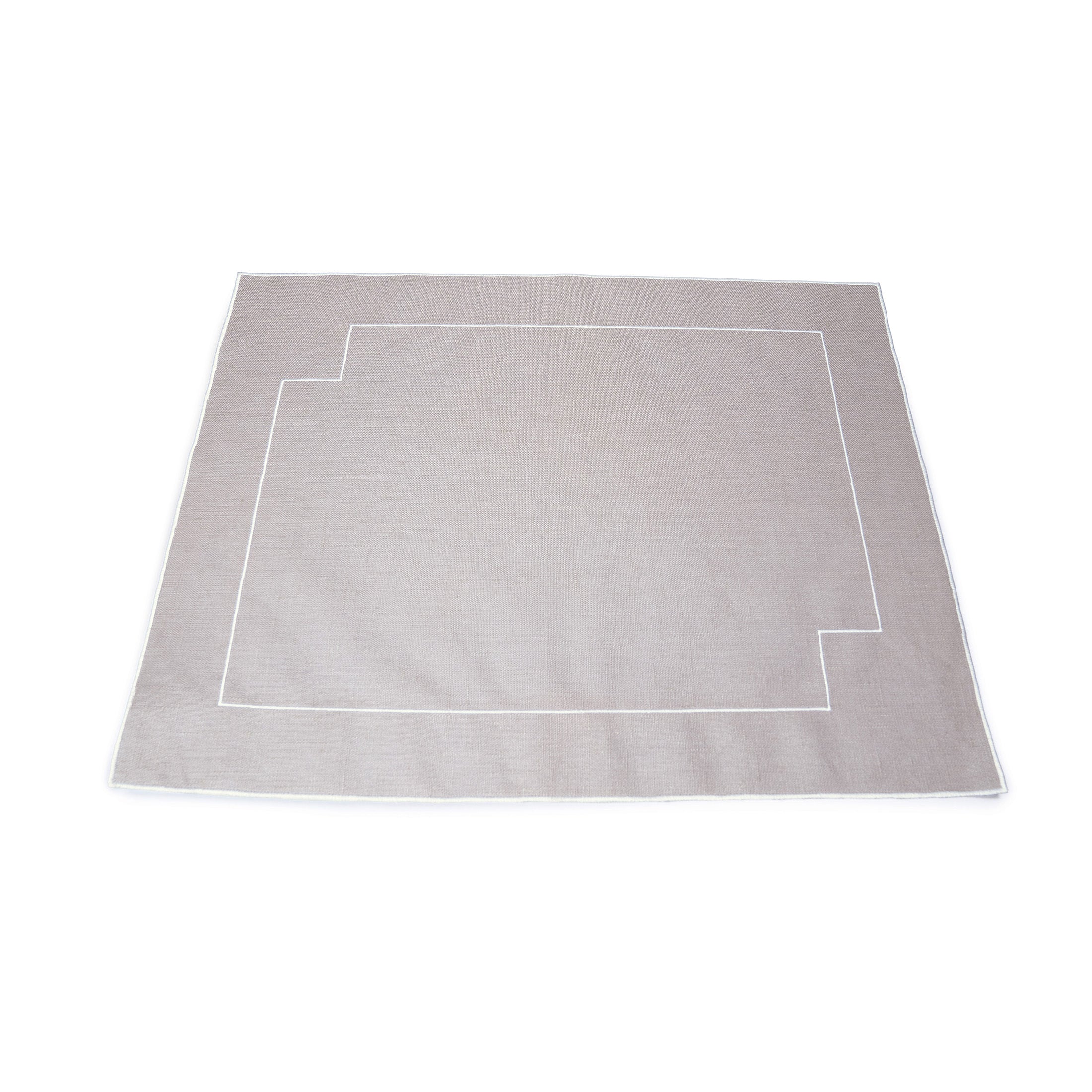 Grey Linen Rectangular Placemat