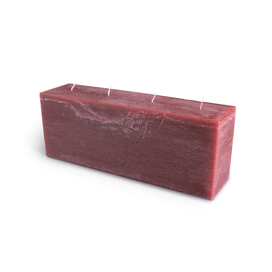 Berry 4 Wick Rectangle Candle view 2