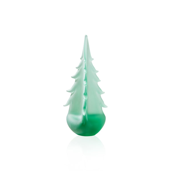 Recycled Frosted Green Mountain Evergreen in Gift Box - 10 Inch view 1