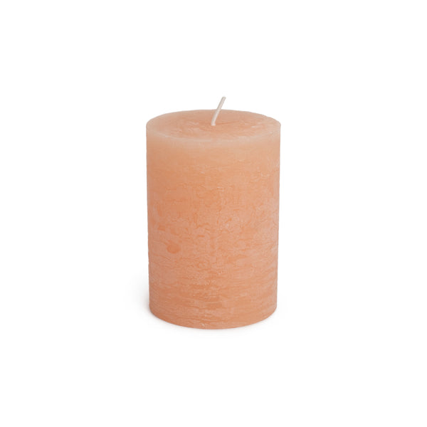 Apricot Pillar Candle - 2.75 x 4 view 1