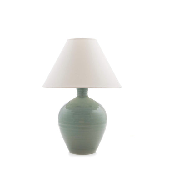 Belmont Lamp, Medium — Crackle Celadon