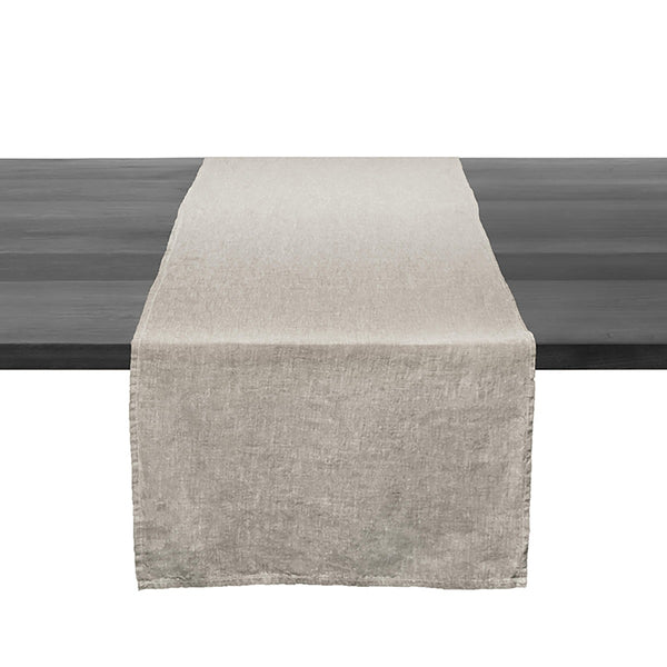 Linen Runner, 95 Inch — Natural view 1