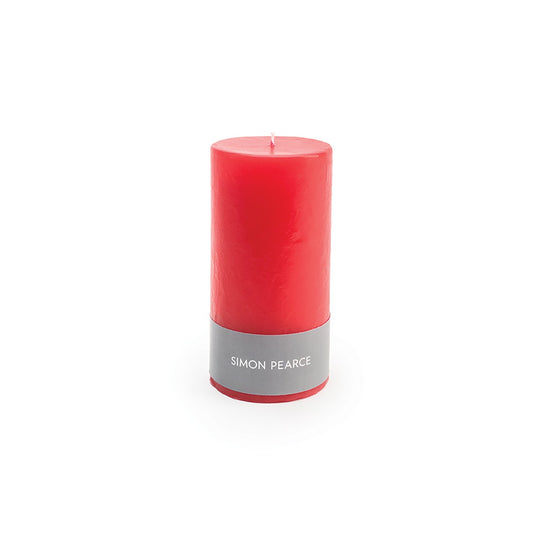 Pillar Candle, 3ʺ x 6ʺ — Holiday Red