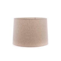 Linen Barrel Shade — Natural view 2