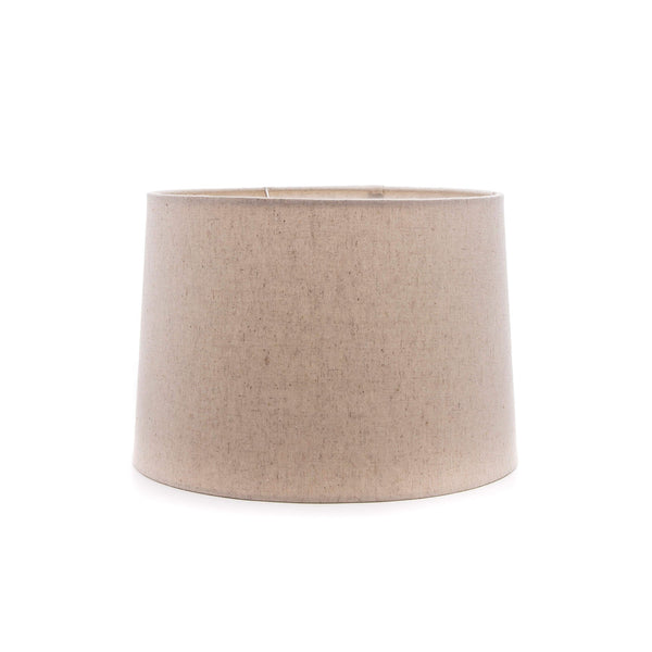 Linen Barrel Shade — Natural view 2