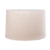 Linen Barrel Shade — Natural view 3