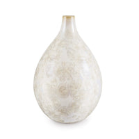 Crystalline Teardrop Vase - M - 2nd - Candent White view 1