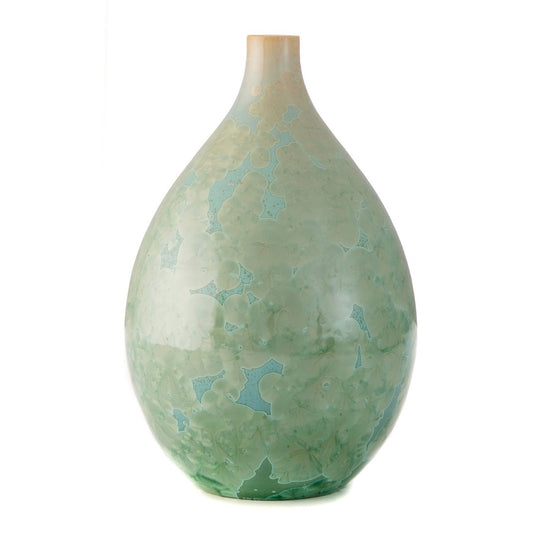 Crystalline Teardrop Vase - M - 2nd - Jade view 1