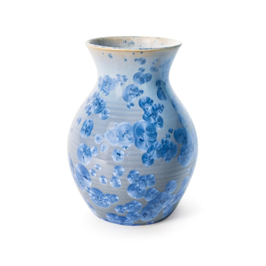 Curio Crystalline Vase, Medium — Cobalt