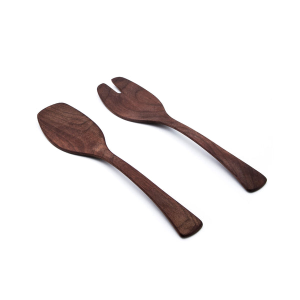 Andrew Pearce Black Walnut Wood Salad Servers view 1