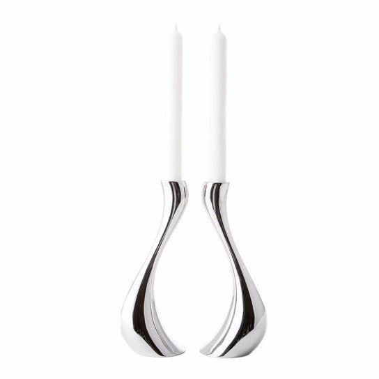 Stainless Steel Candle Holder Set, Large