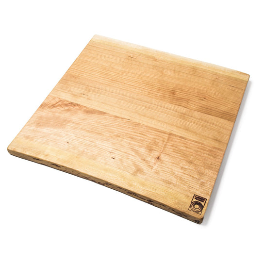 Andrew Pearce Double Live Edge Wood Board, Large — Cherry