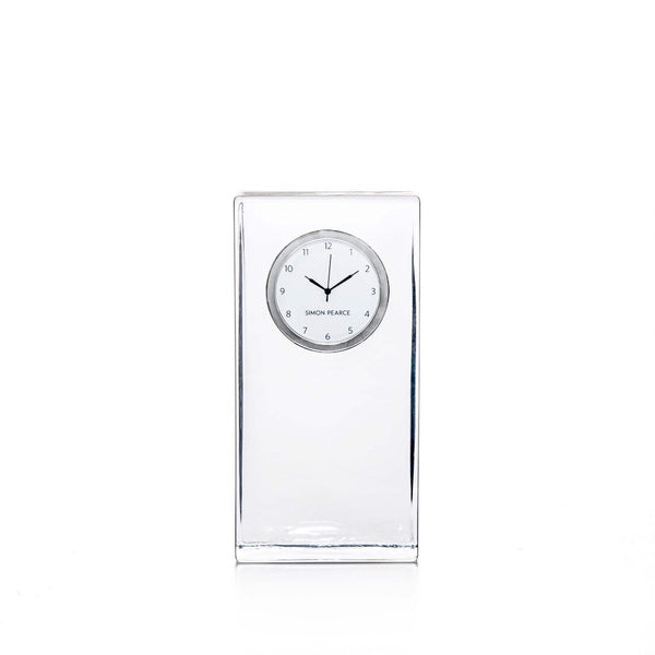 Simon Pearce Woodbury Tall Clock, Handblown Glass