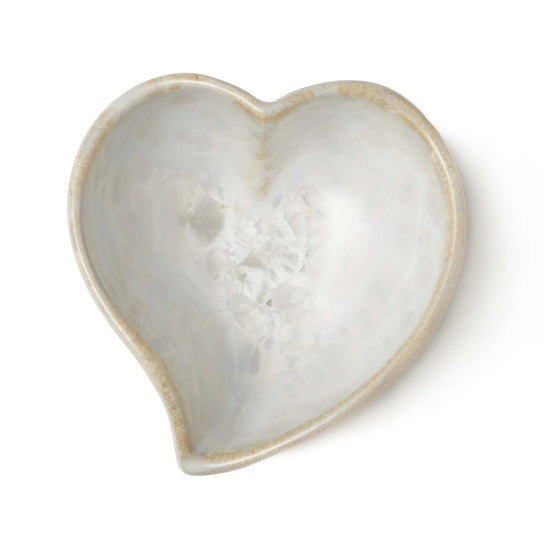 Crystalline Twist Heart Bowl - S - 2nd - Candent White view 1