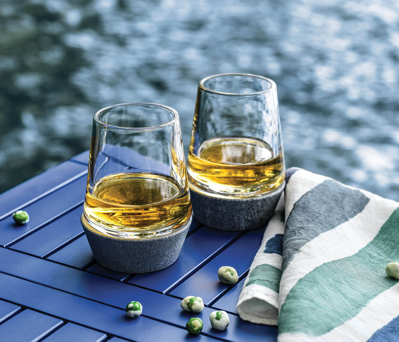 Alpine Whiskey Single Glass with Soapstone Base - Thumbnail 3