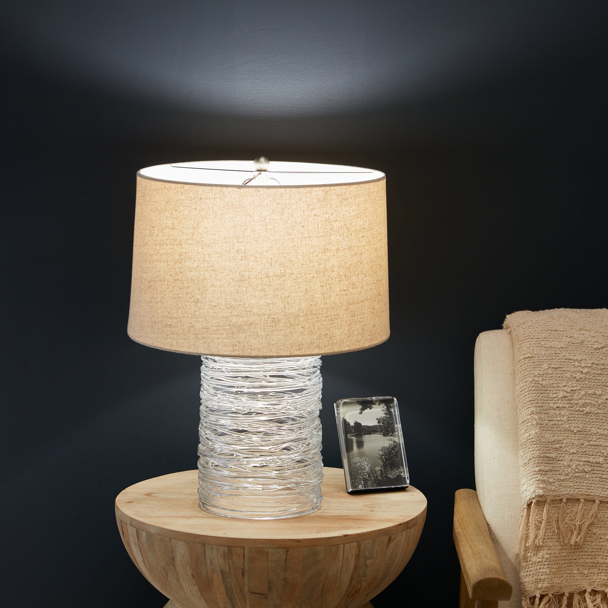 Simon Pearce Echo Lake Lamp