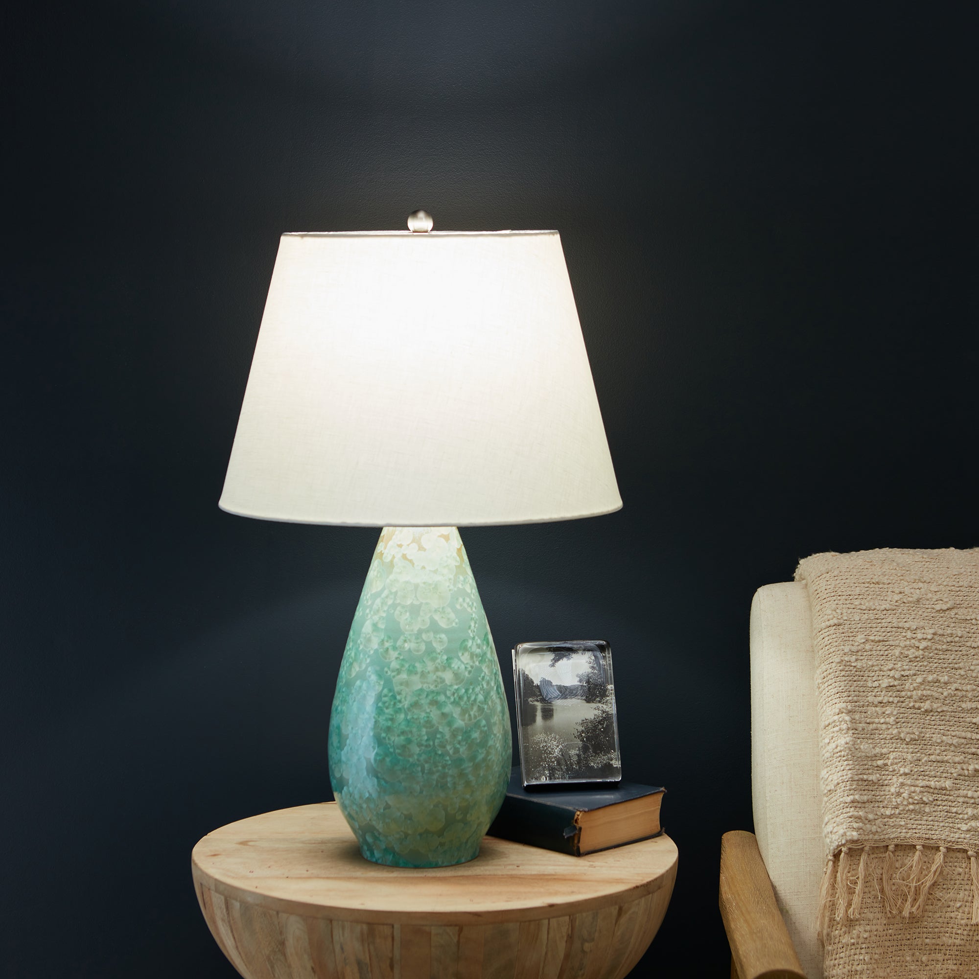 Simon Pearce Bristol Pottery Lamp - Thumbnail 4