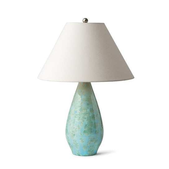 Bristol Pottery Lamp — Crystalline Jade