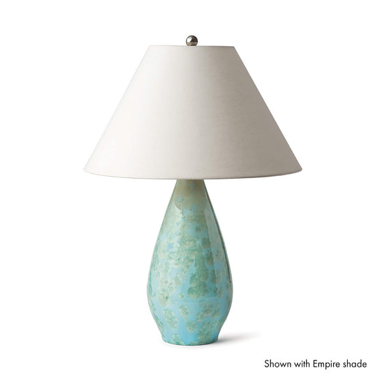 Bristol Pottery Lamp — Crystalline Jade