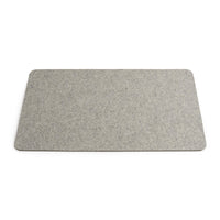 Rectangular Felt Placemat — Grey view 1