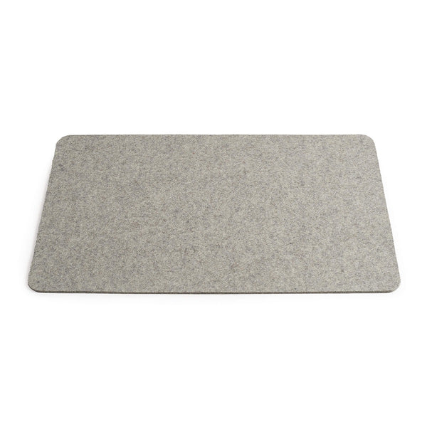 Rectangular Felt Placemat — Grey view 1