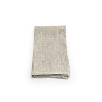Natural Hemmed Linen Napkins, Set of 4 view 2