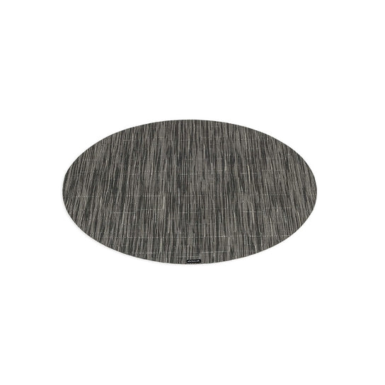 Grey Flannel Bamboo Oval Placemat
