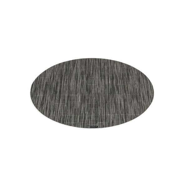 Grey Flannel Bamboo Oval Placemat view 1