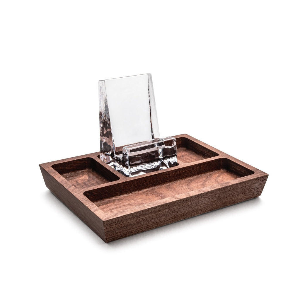 Woodbury Phone Holder Caddy — Walnut view 4