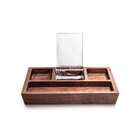 Woodbury Phone Holder Caddy — Walnut view 1