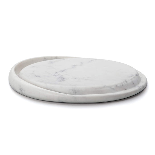 Marble Cheese Board — White