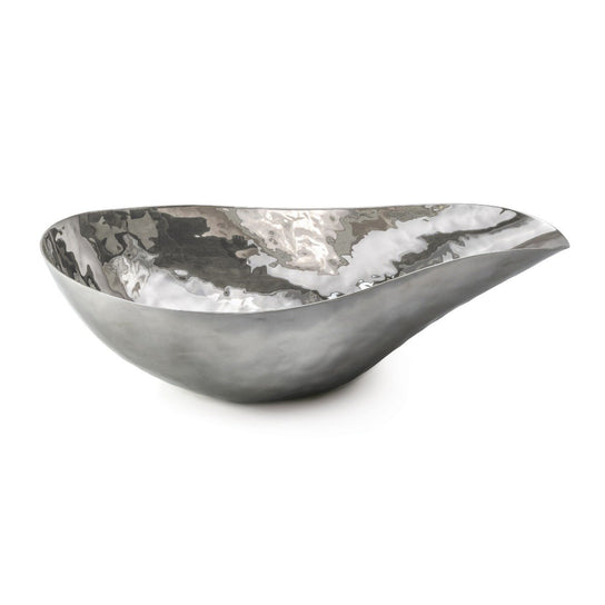 Hammered Stainless Steel Bowl, Medium
