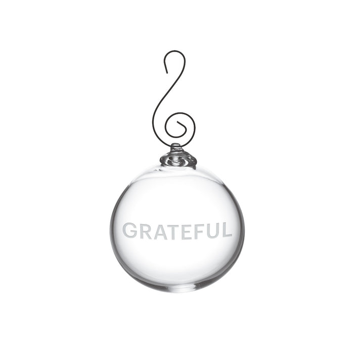 Round Ornament — GRATEFUL view 1
