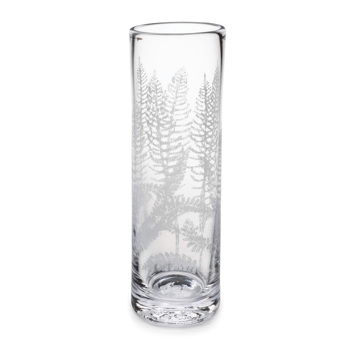 Engraved Fern Vase