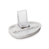 Woodbury Desk Caddy — White Marble view 4