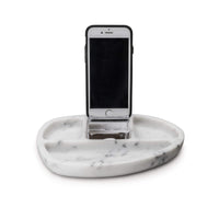 Woodbury Desk Caddy — White Marble view 2