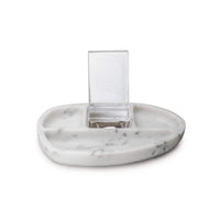 Woodbury Desk Caddy — White Marble view 7