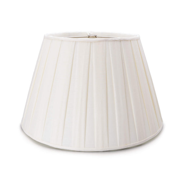 Linen Pembroke Pleated Shade — Snow view 2