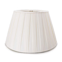 Linen Pembroke Pleated Shade — Snow view 3