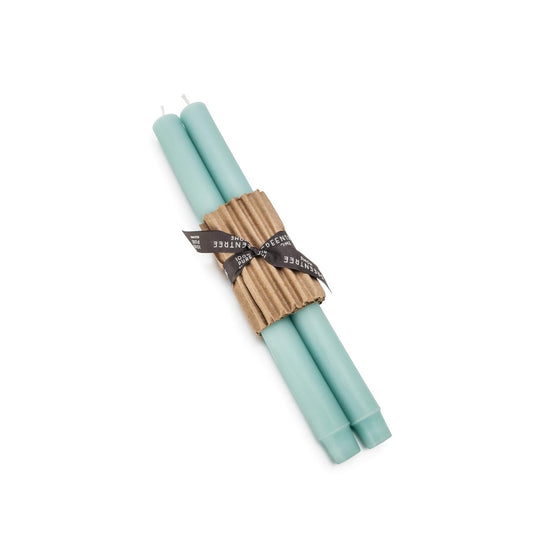 Church Taper Candle,12″, Set of 2 — Robin's Egg Blue