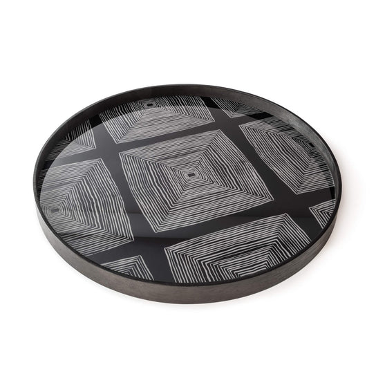 Round Ink Linear Valet Tray, 24.5″