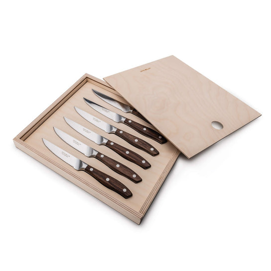 Steak Knives, Set of 6 — Rosewood