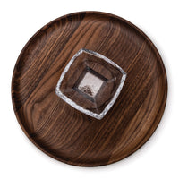 Woodbury Chip and Dip with Wood Base view 1