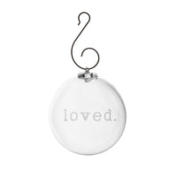 Round Ornament — LOVED view 1