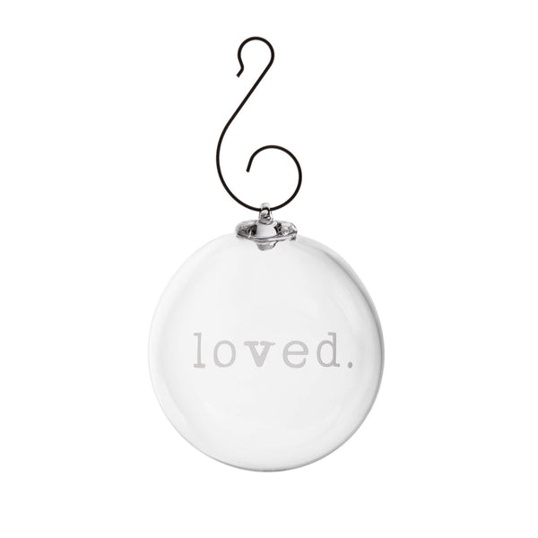Round Ornament — LOVED view 1