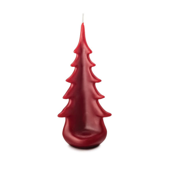 Beeswax Tree Candle — Red view 1